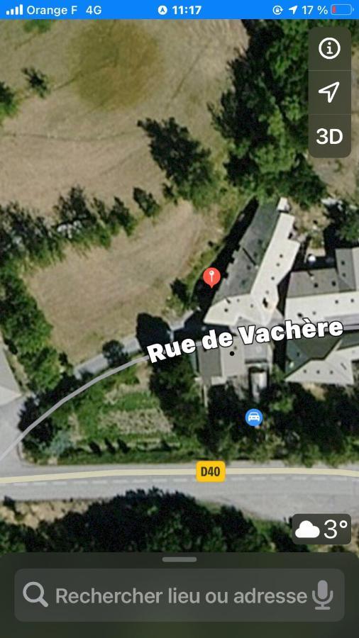 Le Chal Heureux Bel Appartement Dans Vieille Ferme De Montagne Renovee Les Orres Exterior photo